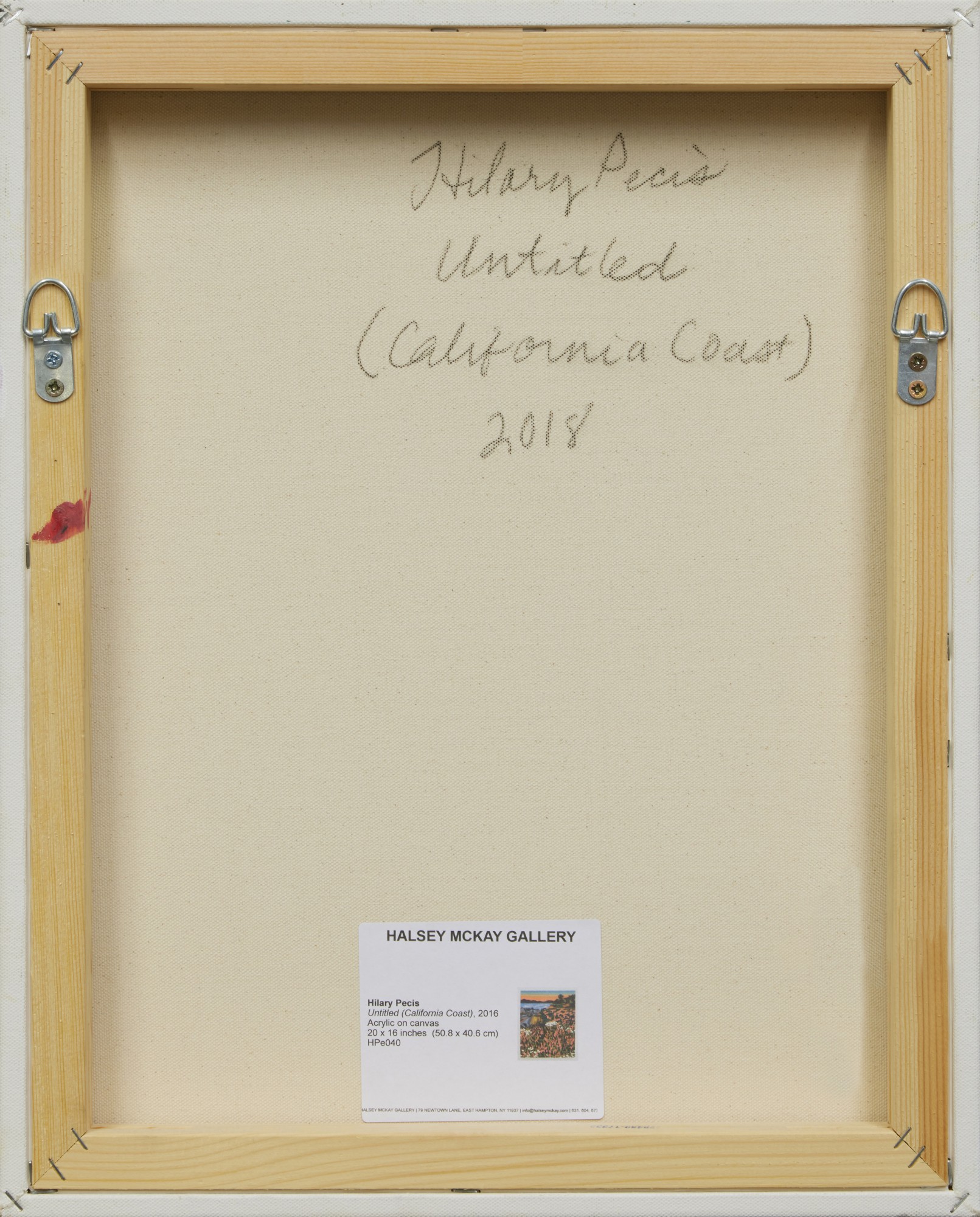 Hilary Pecis 希拉里·佩西斯| Untitled (California Coast) 無題（加州海岸） Contemporary  Art Day Sale 2021 Sotheby's