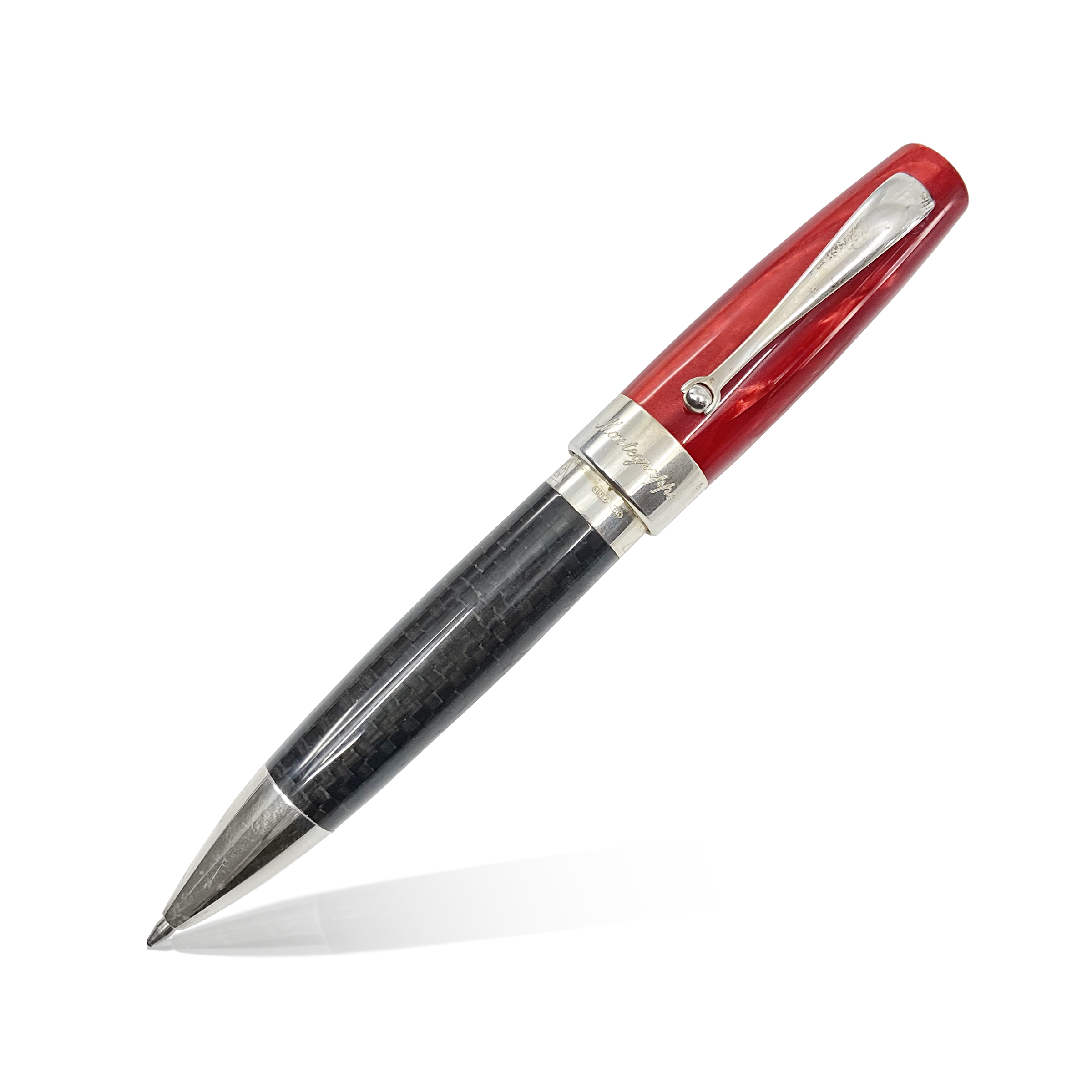 美品 訳アリ Montegrappa Miya Red 万年筆 M MONTEGRAPPA Miya Ballpoint Pen Available For Immediate Sale At