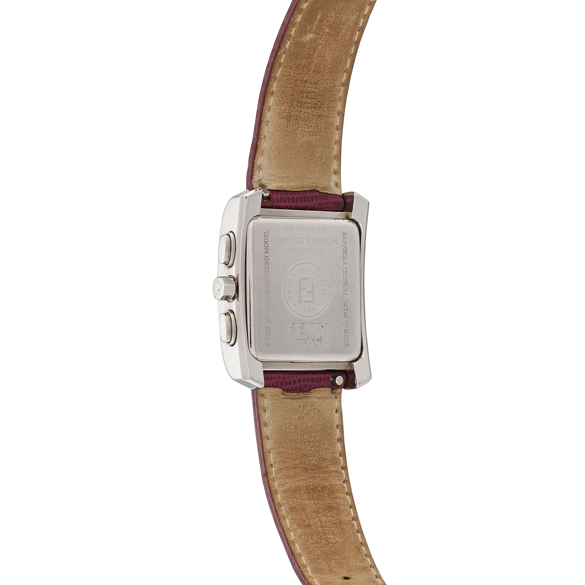 【説明要確認】FENDI REGISTERED MODEL QUARTZ Rare Vintage Fendi Registered Model 550j Quartz 002-765 Gold