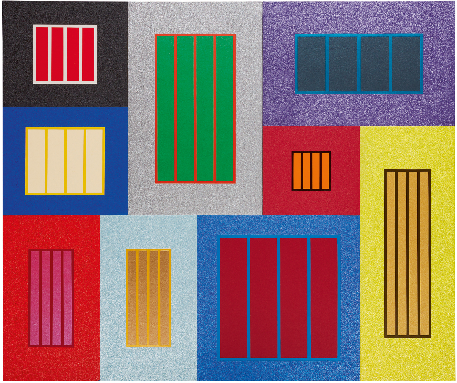 PETER HALLEY CLOCKSTOPPER Contemporary Curated 2020 Sotheby's