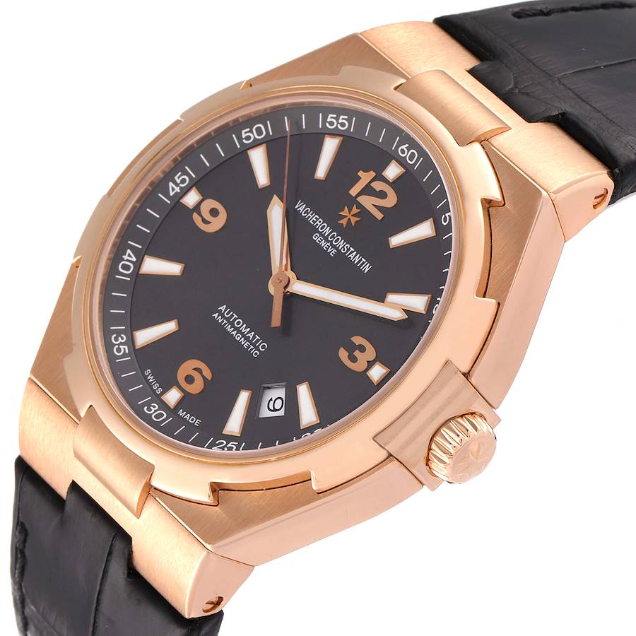 Vacheron Constantin Overseas (Reference 47040/000R-9666). A rose gold automatic wristwatch with date. 2014 - Image 5