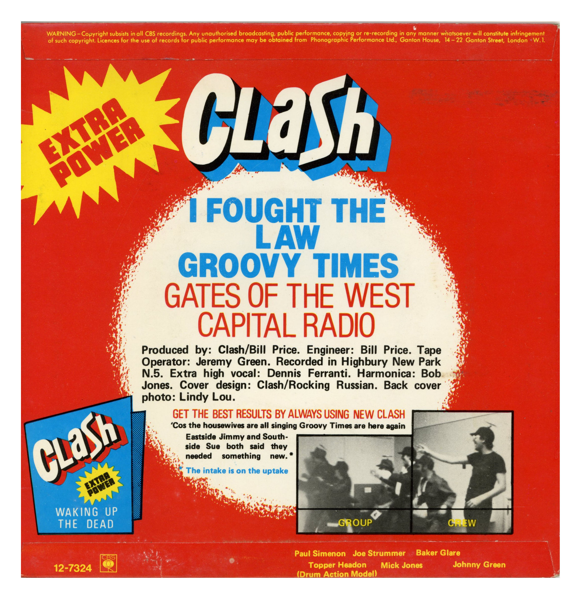 The Clash Vintage The Clash Signed Records Available For Immediate