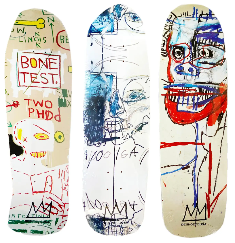 スケートボードデッキ　スケボーデッキ　ジャンミシェル・バスキア　BASQUIAT Jean-Michel Basquiat Basquiat Skateboard Decks Available For