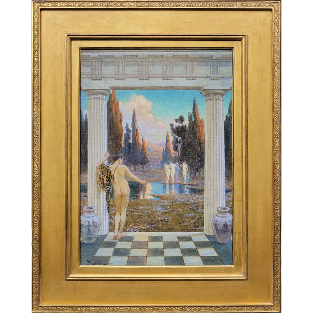 Albert Herter Antique Judgment Of Paris Available For Immediate Sale At albert-herter-antique-judgment-of-paris-available-for-immediate-sale-at