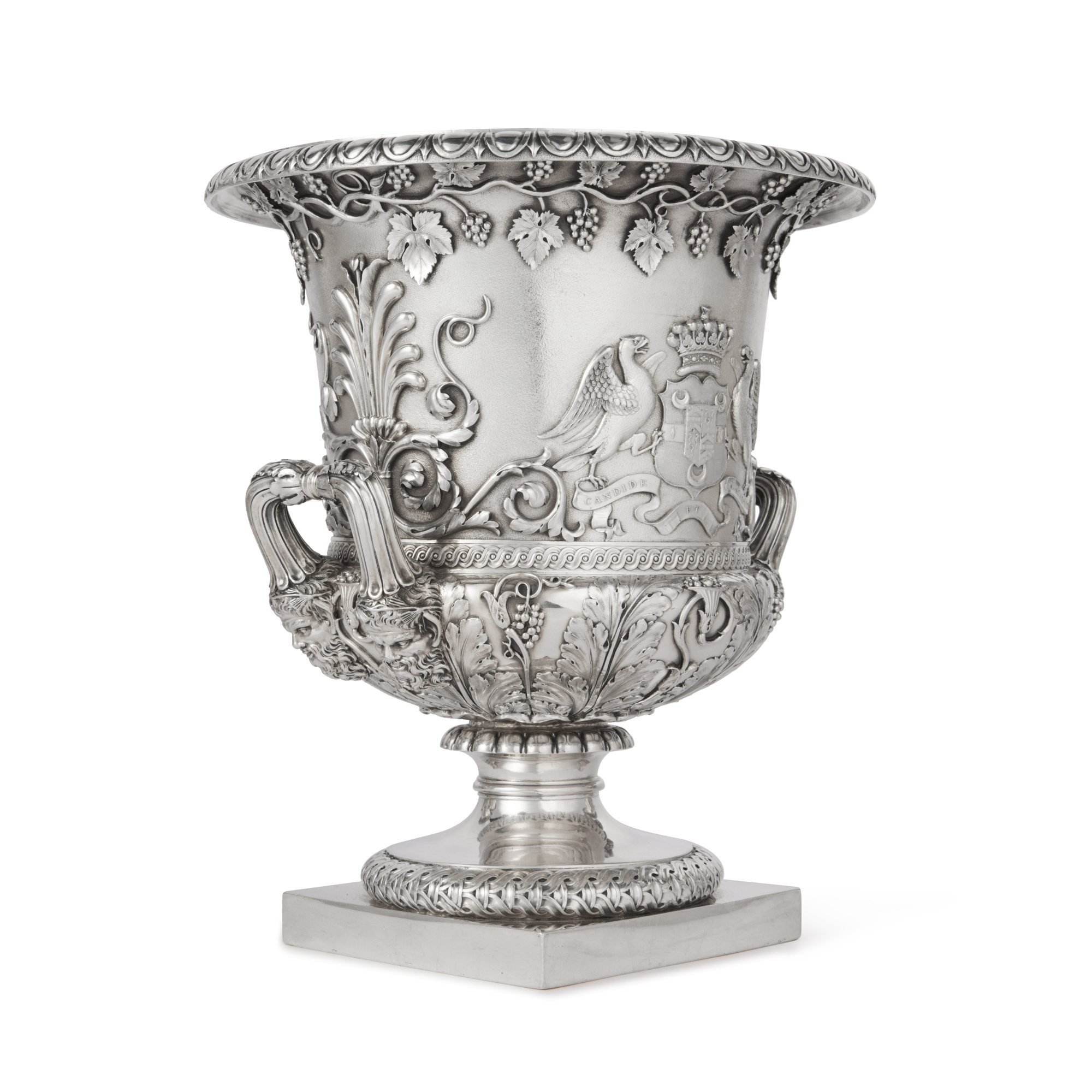 A Set of Four George III Silver Wine Coolers, Paul Storr retailed by ...
