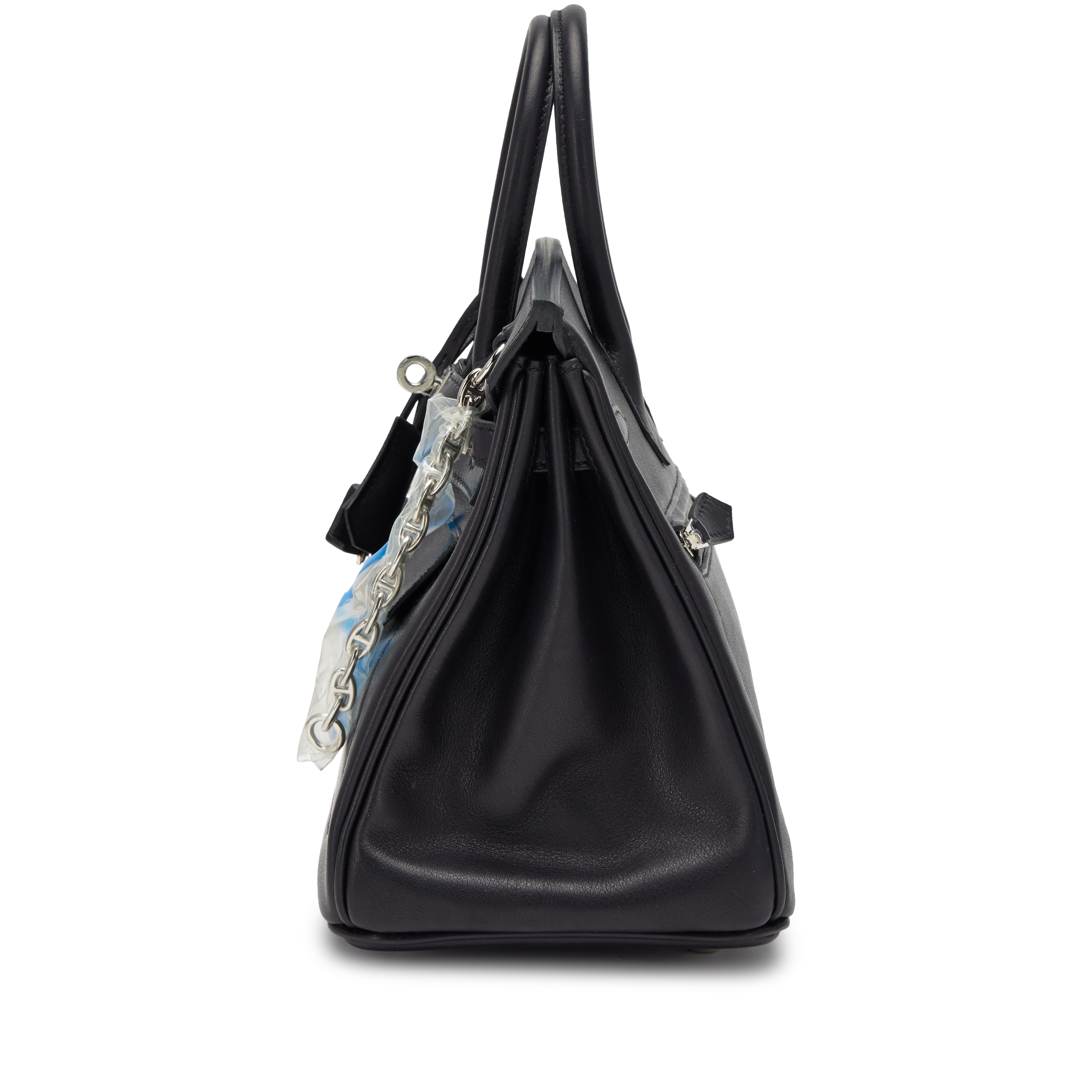 Hermès Limited Edition Black Veau Volupto Rock Birkin 25