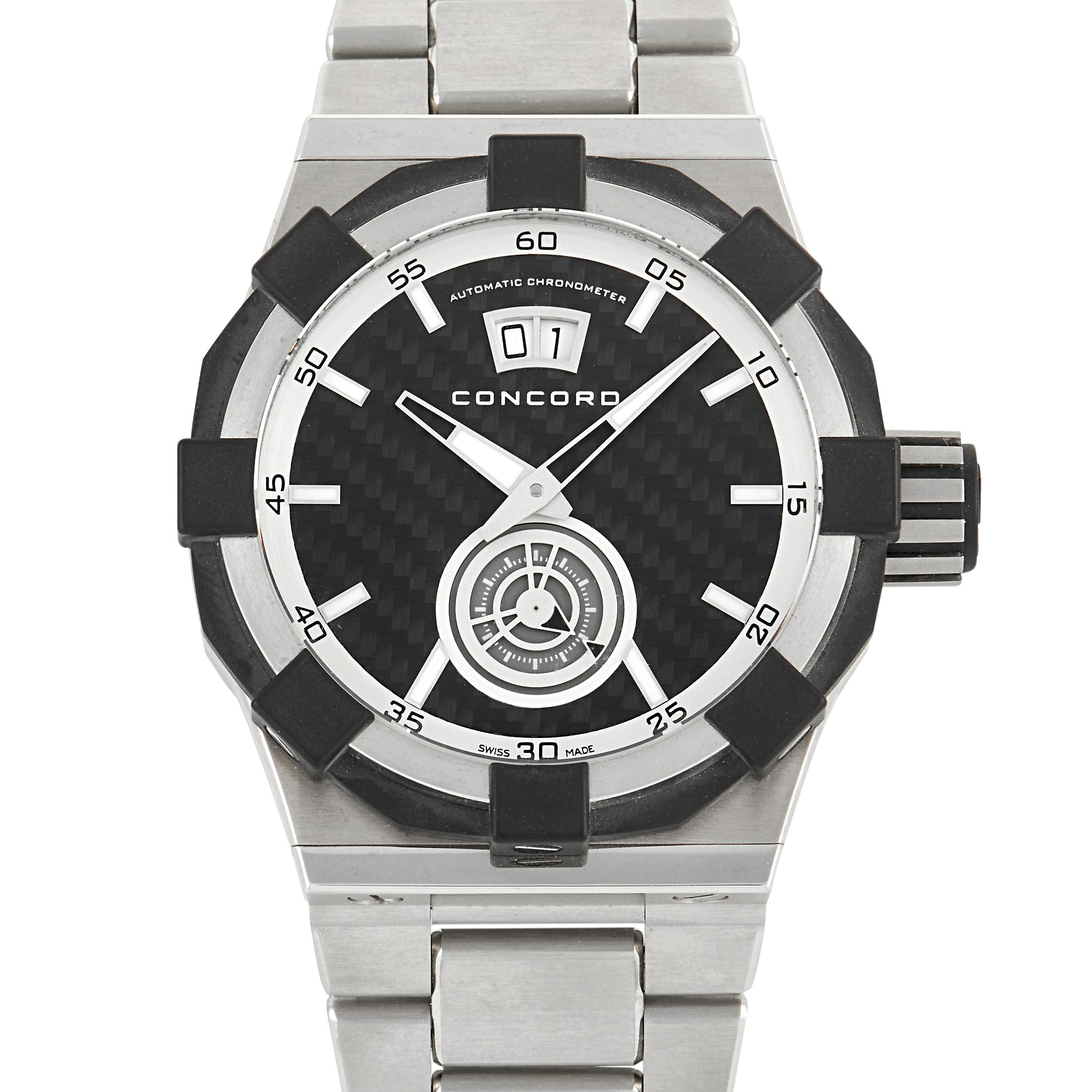Concord C1 Big Date Reference 01.5.14.1002, A Stainless Steel