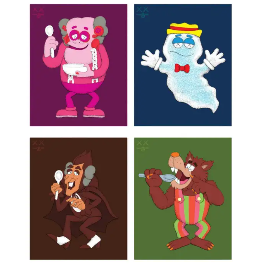 【超希少】KAWS Monsters ポスター General Mills KAWS x Monster Poster - US