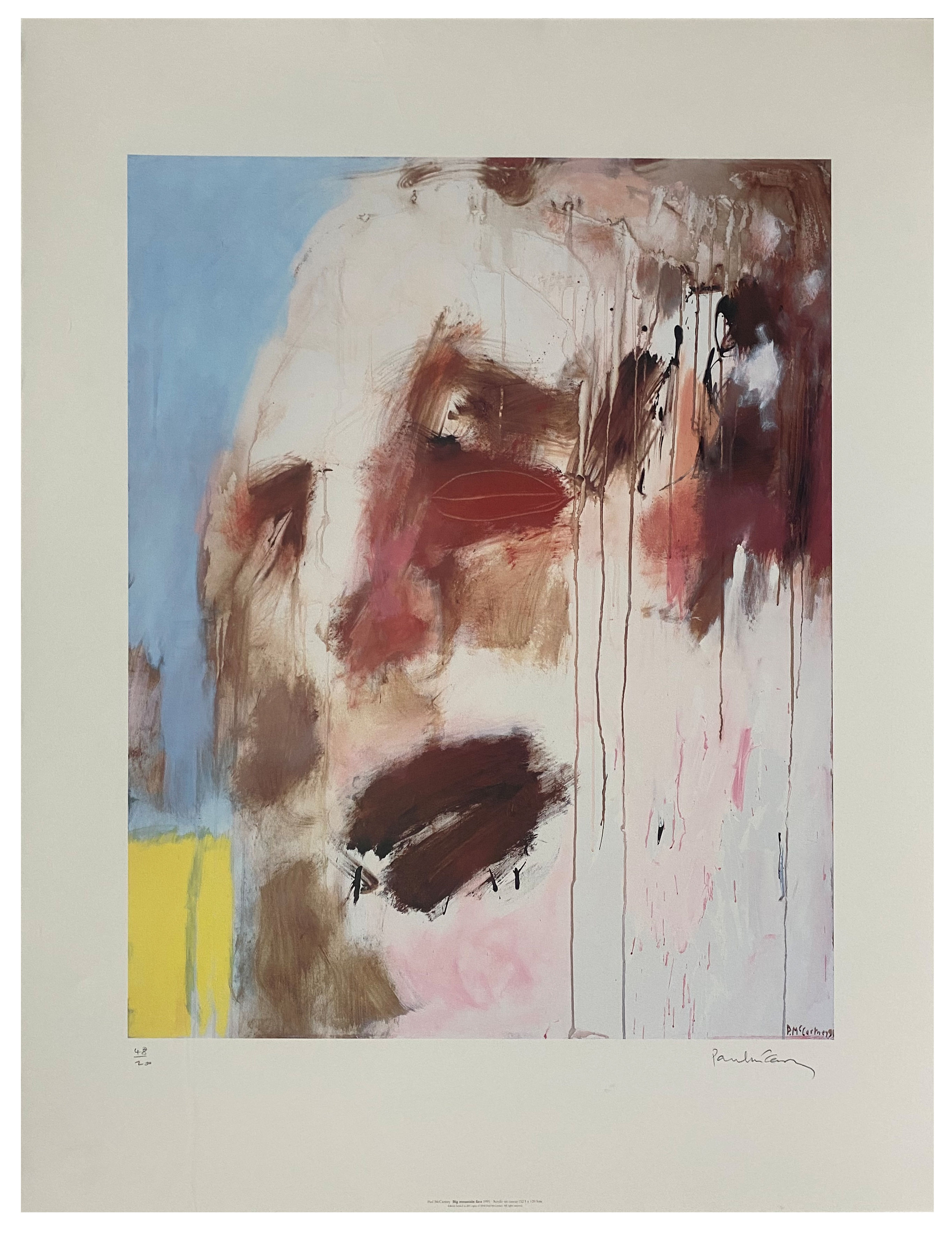 Paul McCartney Vintage Big Mountain Face Available For Immediate