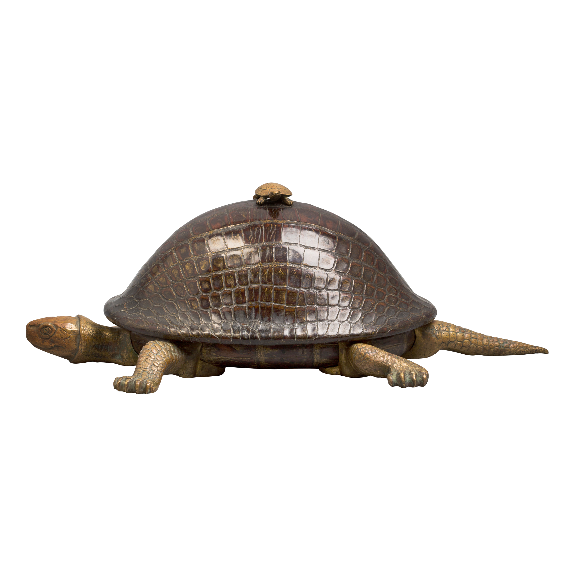 Large English Turtle Form Inkstand Decor Sotheby S