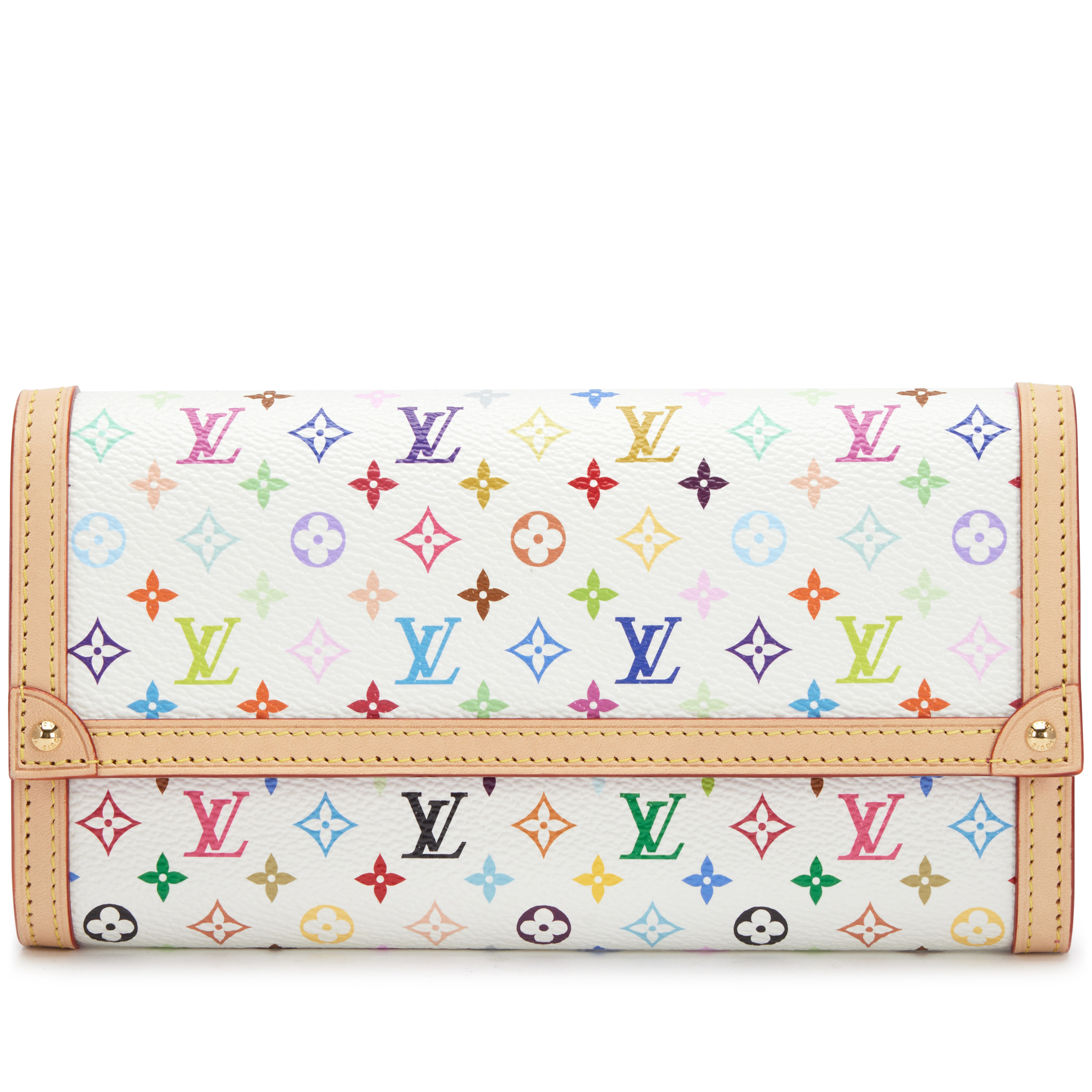 佐々木　LOUIS VUITTON Louis Vuitton Takashi Murakami White Monogram Multicolor