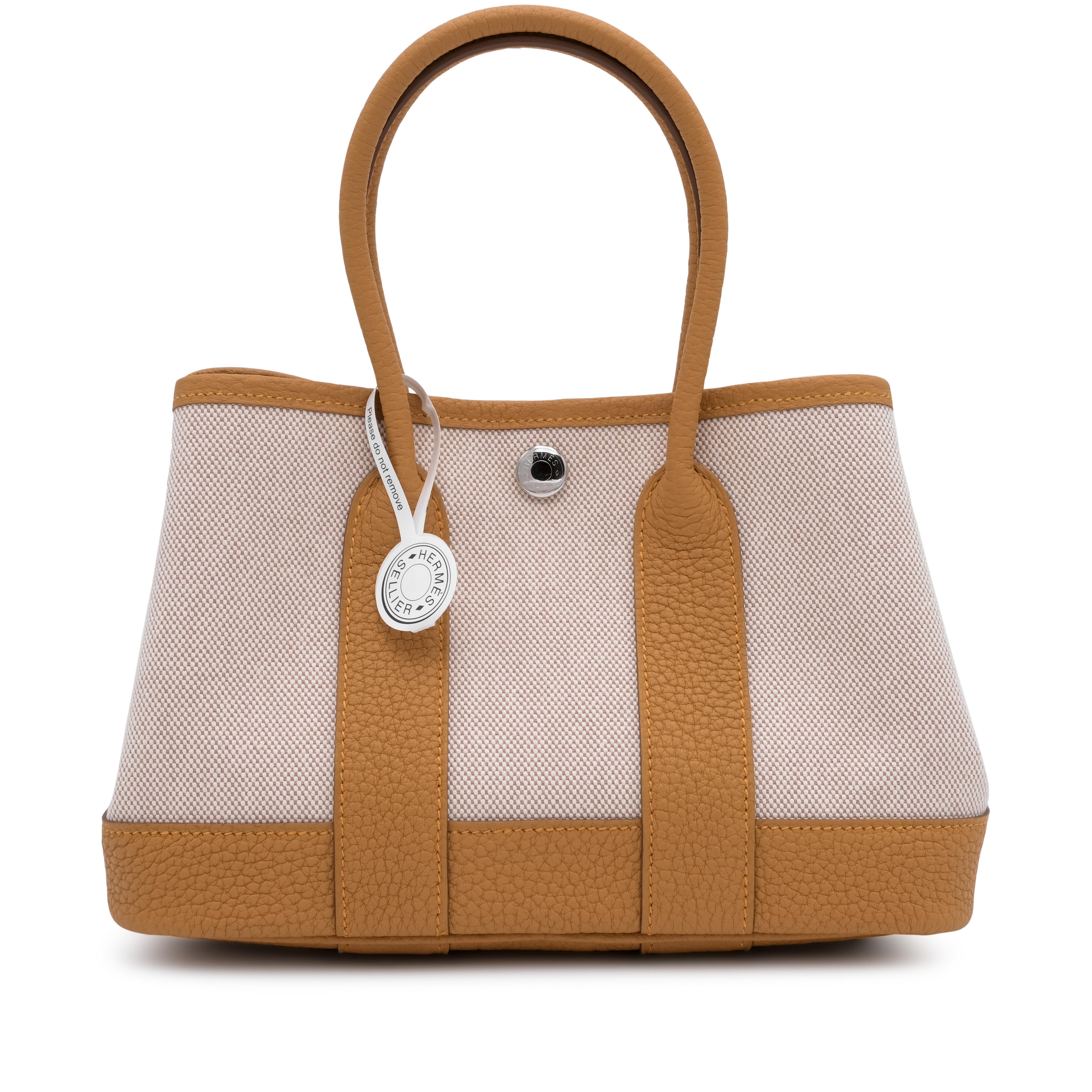 Hermès Naturel Sable Negonda And Ecru And Beige Toile H Neo Garden