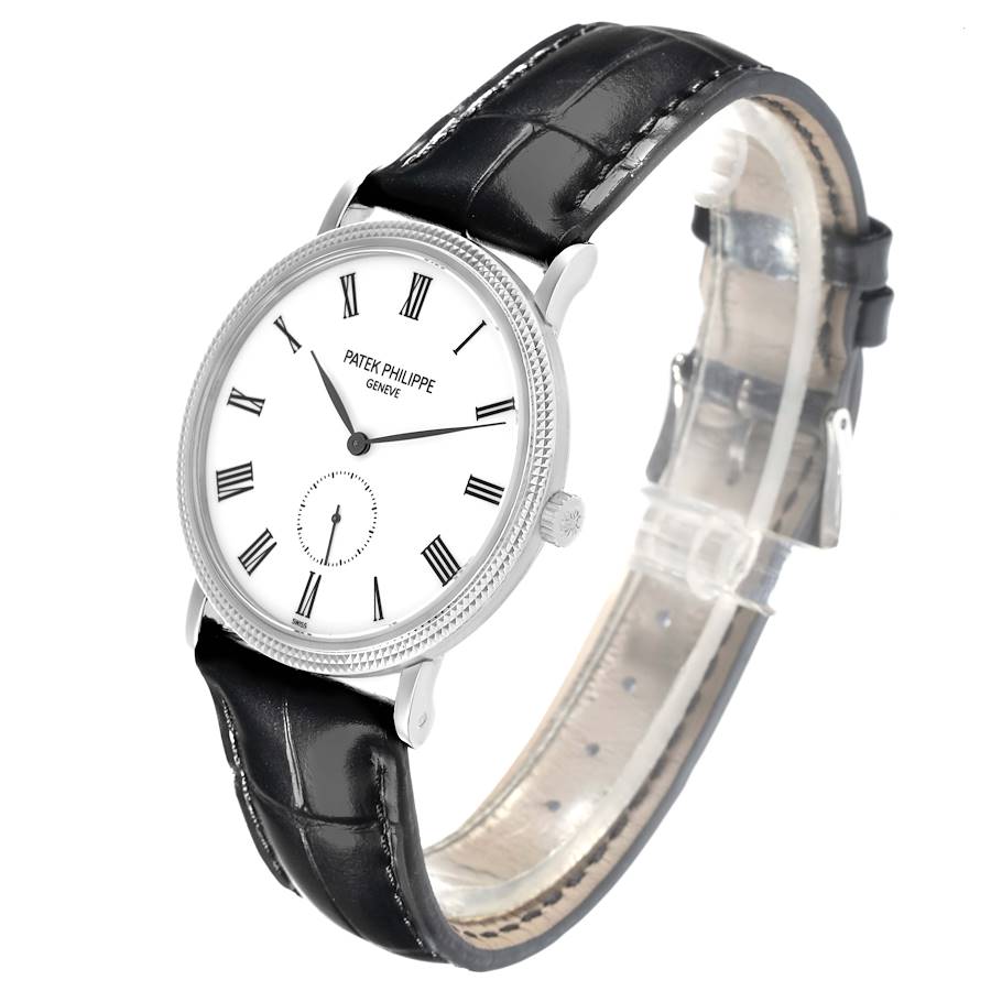 Patek Philippe Calatrava (Reference 5119G-001). A white gold manual wristwatch. - Image 4