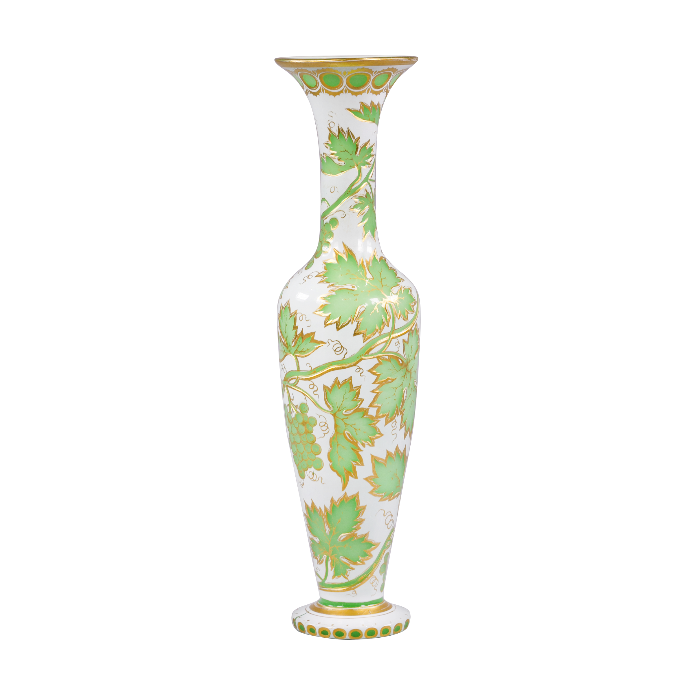 Antique Bohemian Overlay Glass Footed Vase Available For Immediate Sale At Sotheby’s