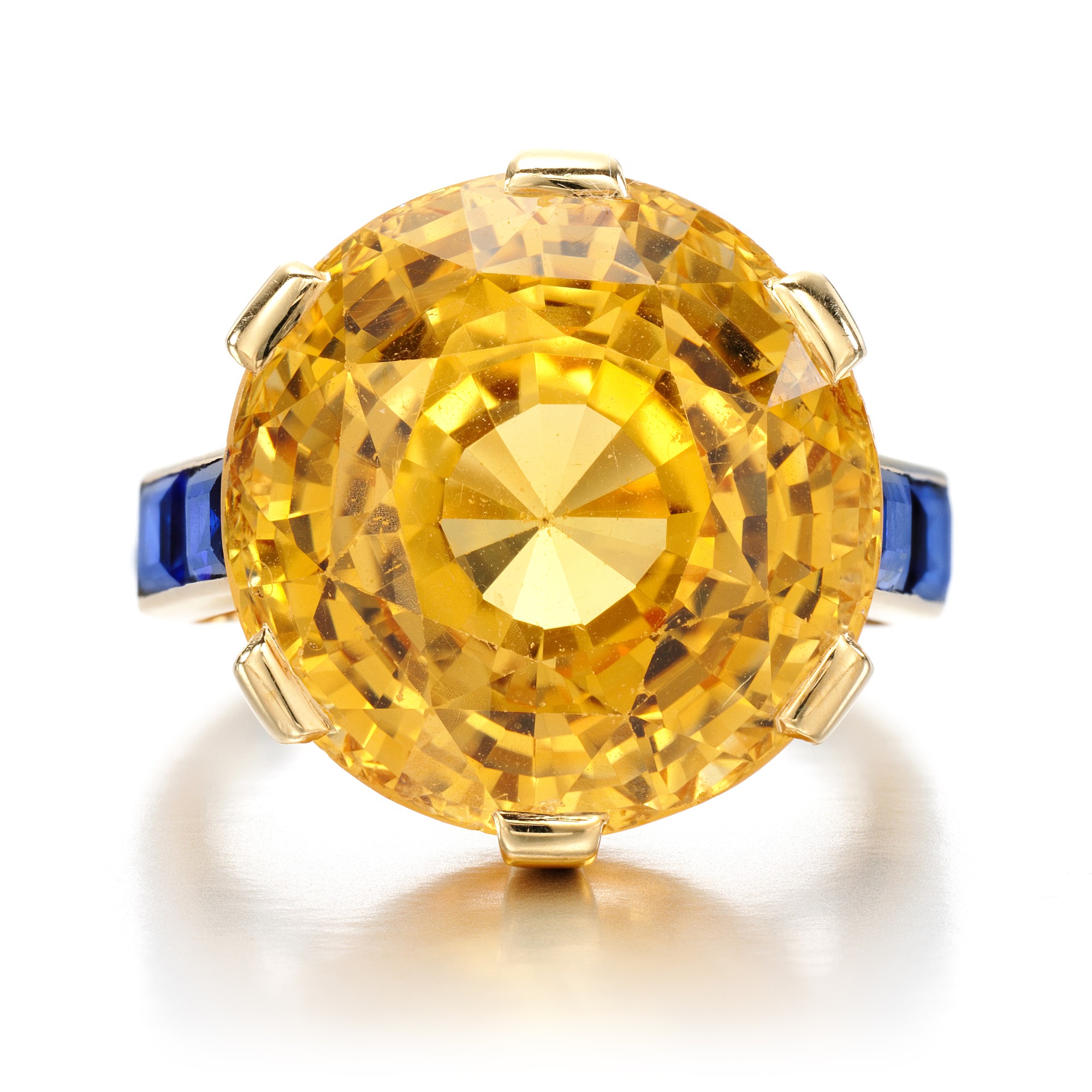 Cartier yellow sapphire ring Outlet