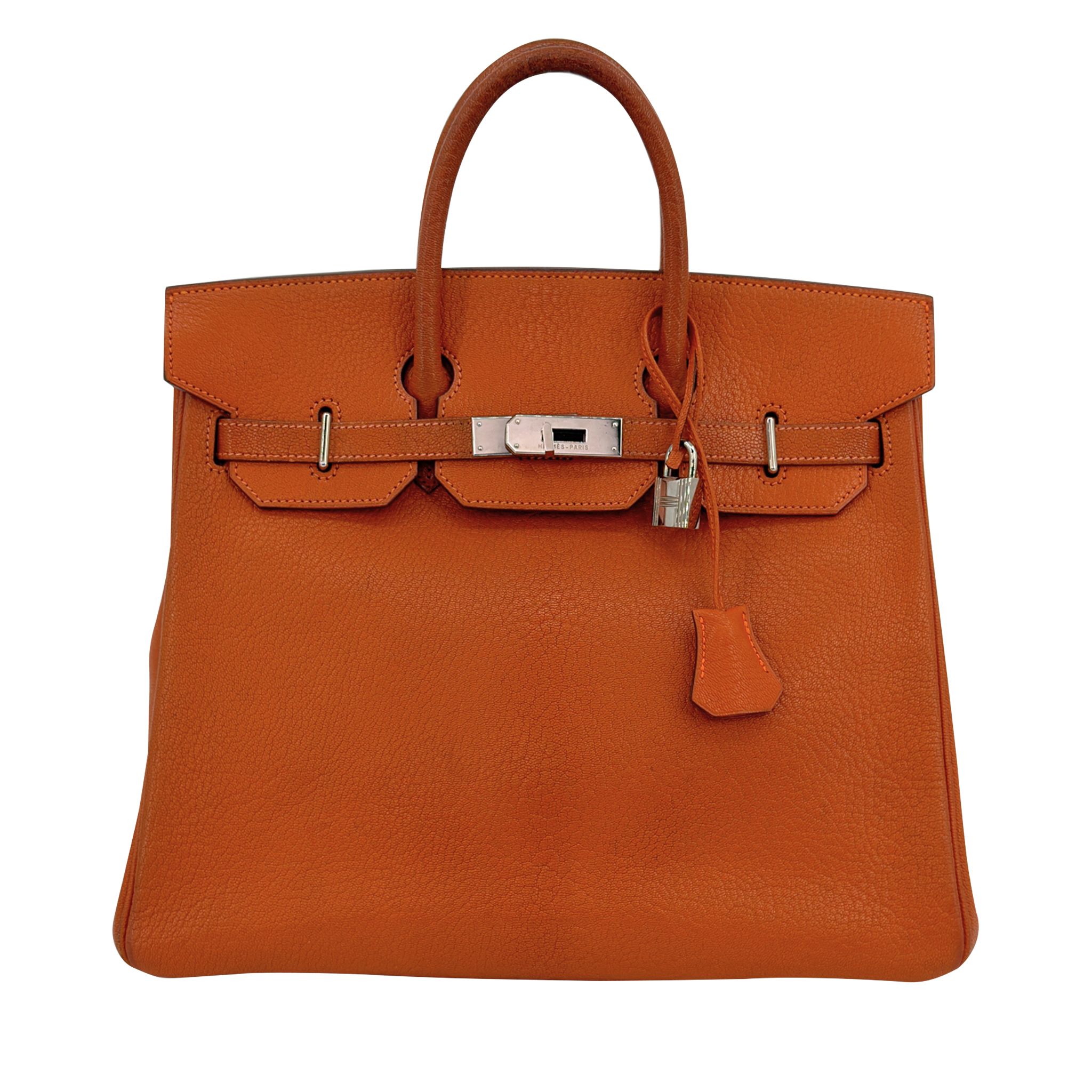 Hermès Vintage Potiron Chèvre Birkin HAC Haut à Courroies Birkin