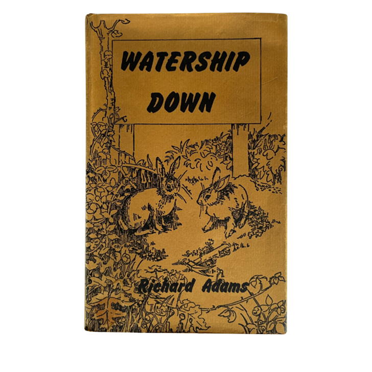 Richard Adams Vintage Watership Down Signed First Printing Signed