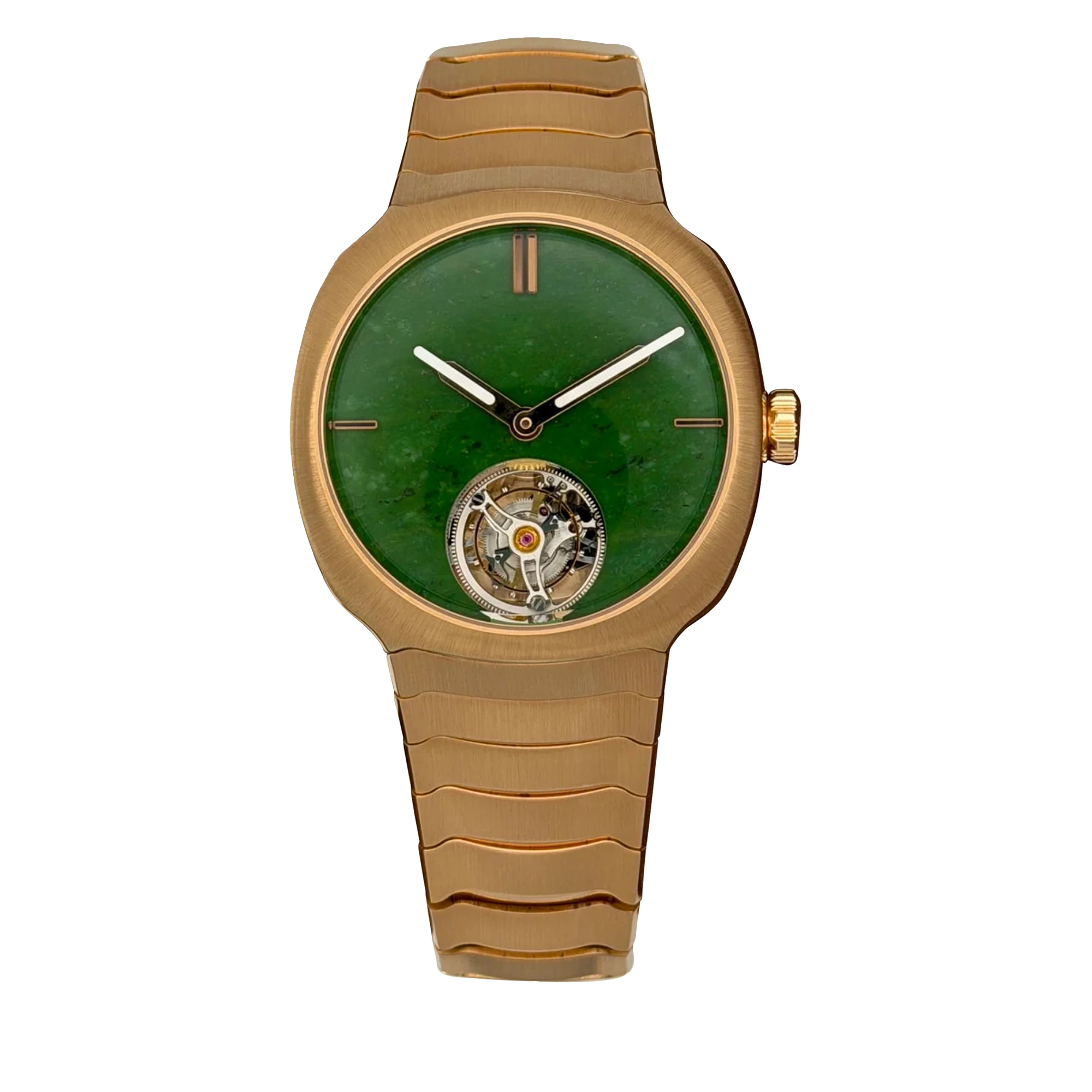 H. Moser & Cie Streamliner Tourbillon Wyoming Jade Dial (Reference