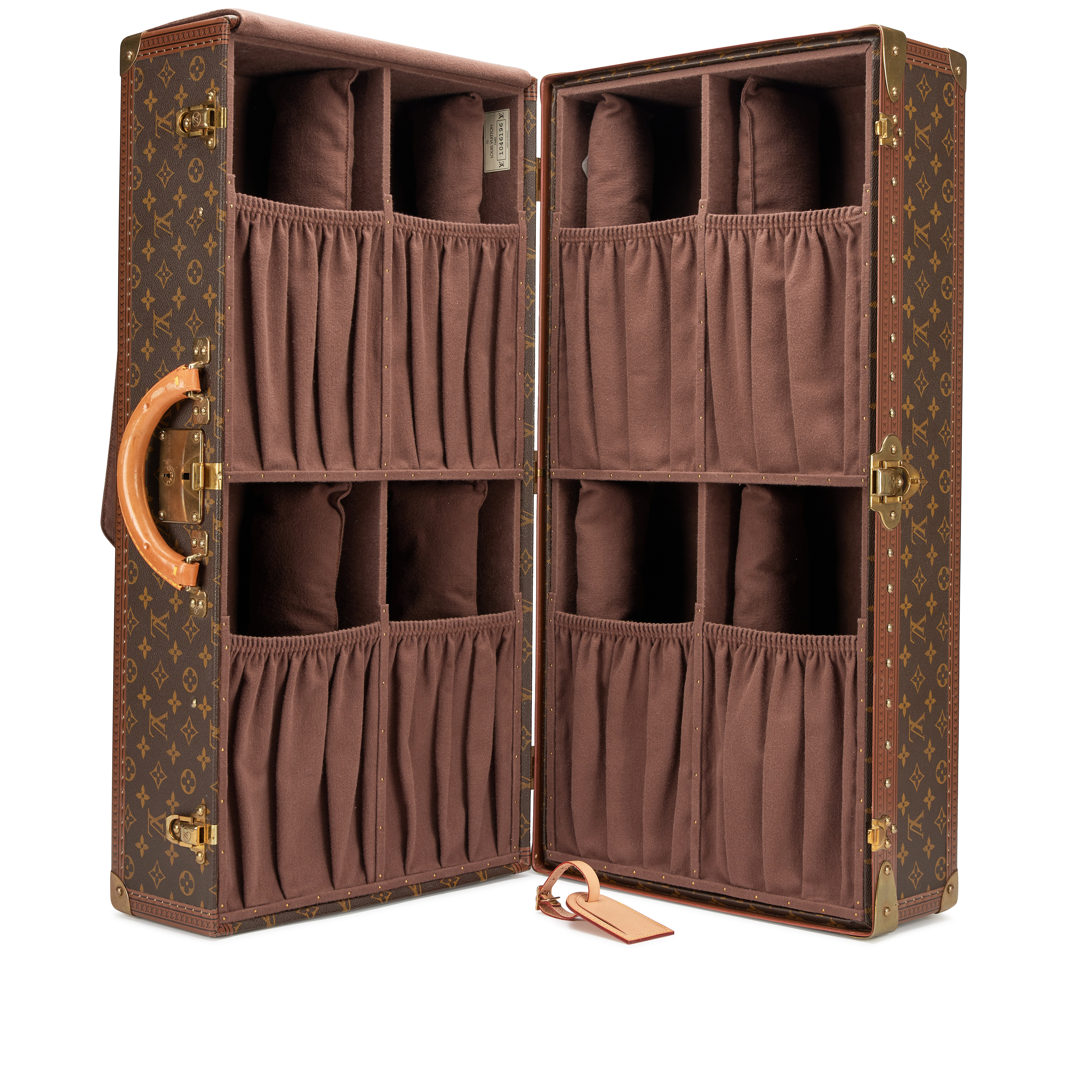 Louis Vuitton Vintage Vintage Monogram Gemine 8 Pairs Shoe Trunk
