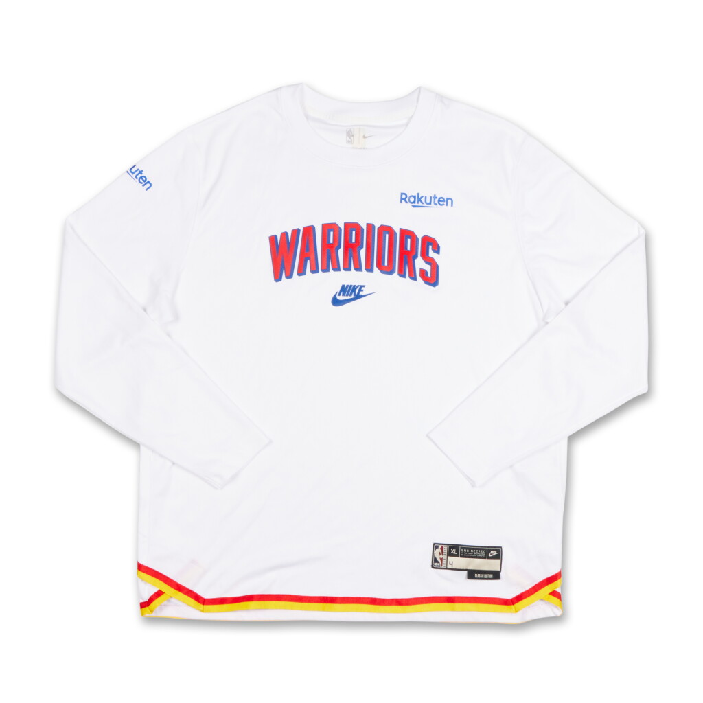 View full screen - View 1 of Lot 65. Moses Moody Golden State Warriors 2024-2025 Classic Edition Warmup Set .
