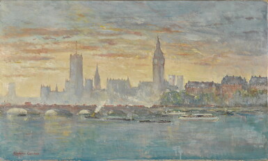View full screen - View 1 of Lot 218. The Houses of Parliament.