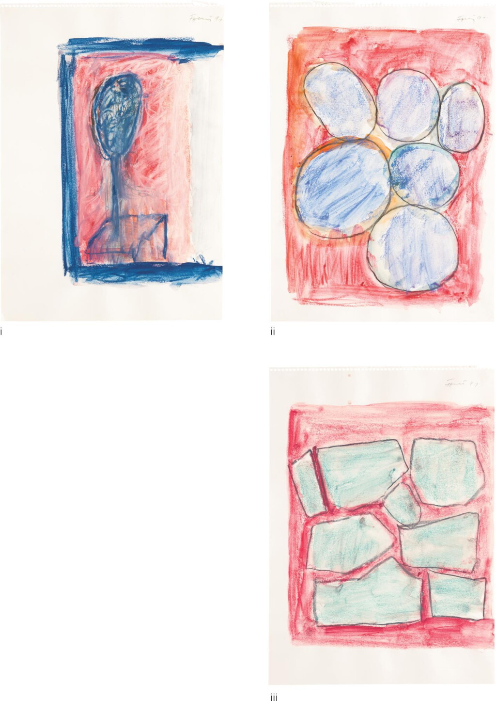 View full screen - View 1 of Lot 150. GÜNTHER FÖRG | UNTITLED (THREE WORKS).