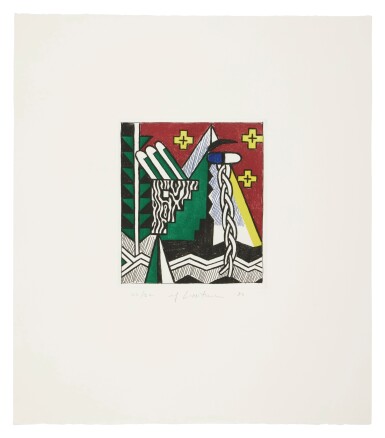 View full screen - View 1 of Lot 178. Two Figures with Teepee.