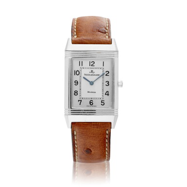 View full screen - View 1 of Lot 8180. Reverso, Reference 250.8.86 | A stainless steel reversible wristwatch, Circa 2001 | 積家 | Reverso 型號250.8.86 | 精鋼可翻轉腕錶,約2001年製.