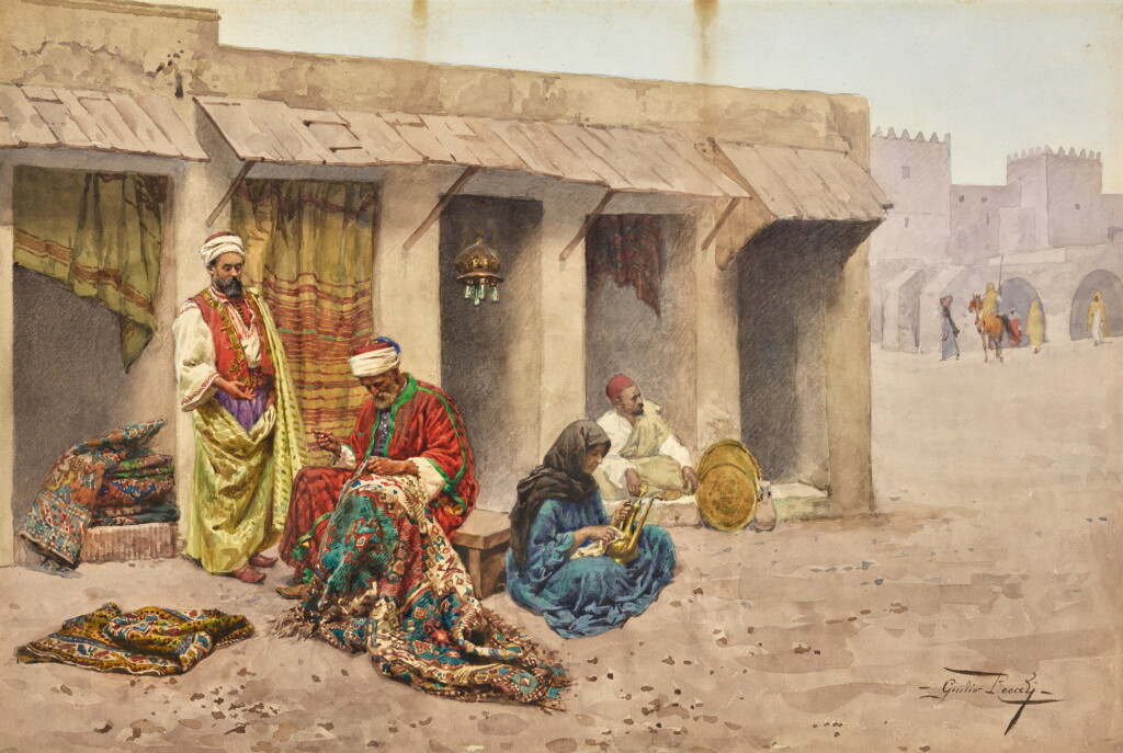 View full screen - View 1 of Lot 53. GIULIO ROSATI | THE CARPET MENDER.