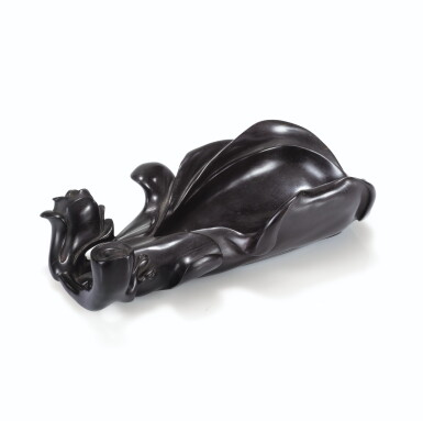 View full screen - View 1 of Lot 65. A ZITAN WASHER, QING DYNASTY | 清 紫檀花式洗.