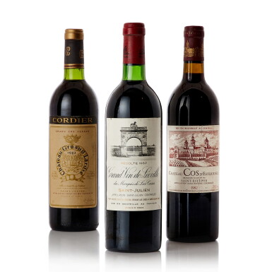 View full screen - View 1 of Lot 1129. Château Cos d'Estournel 1982 (3 BT).