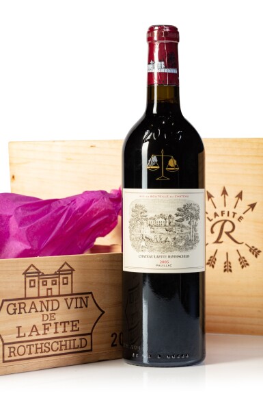 View full screen - View 1 of Lot 98. Château Lafite 2005 (3 BT).