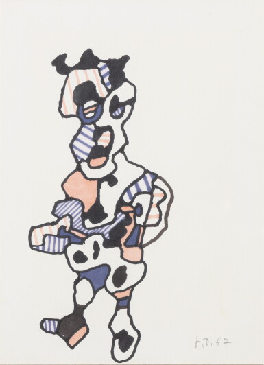 View full screen - View 1 of Lot 131. Personnage en pied.
