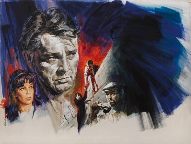 View full screen - View 1 of Lot 88. THE SPY WHO CAME IN FROM THE COLD (1965) ORIGINAL ARTWORK, FRENCH.