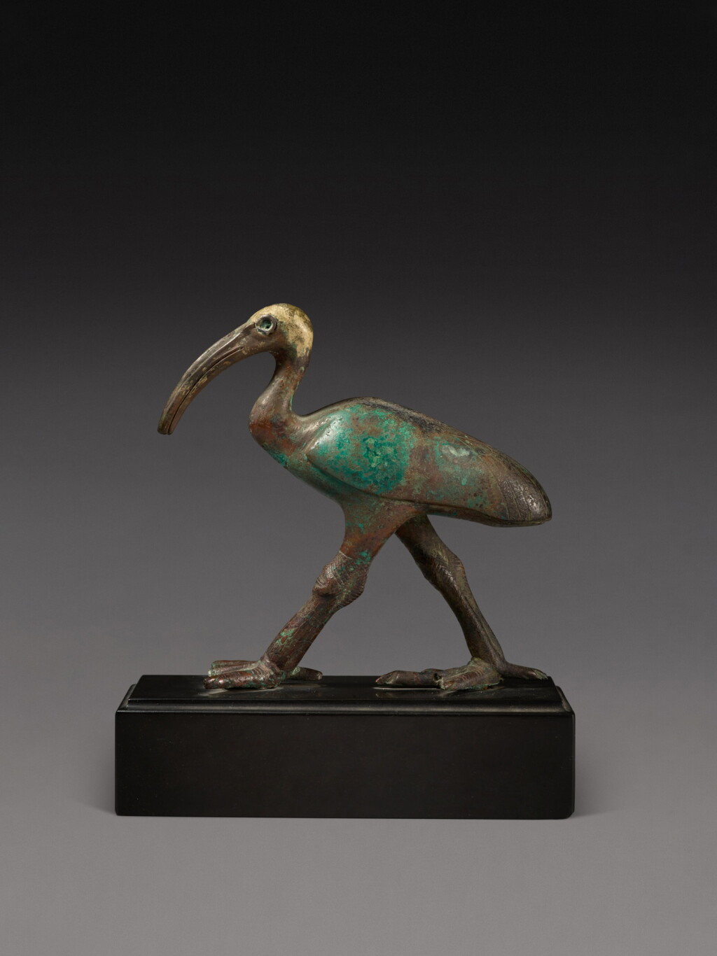 View full screen - View 1 of Lot 228. An Egyptian Bronze Figure of an Ibis, Late Period, 716-30 B.C..