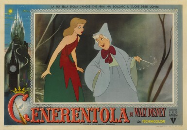 View full screen - View 1 of Lot 2. CINDERELLA / CENERENTOLA (1950) POSTER, ITALIAN.