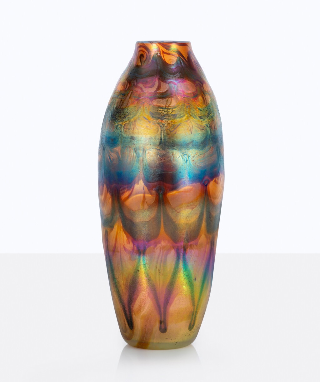 View full screen - View 1 of Lot 137. Monumental Decorated Vase from Laurelton Hall, The Residence of Louis Comfort Tiffany, Laurel Hollow, New York.