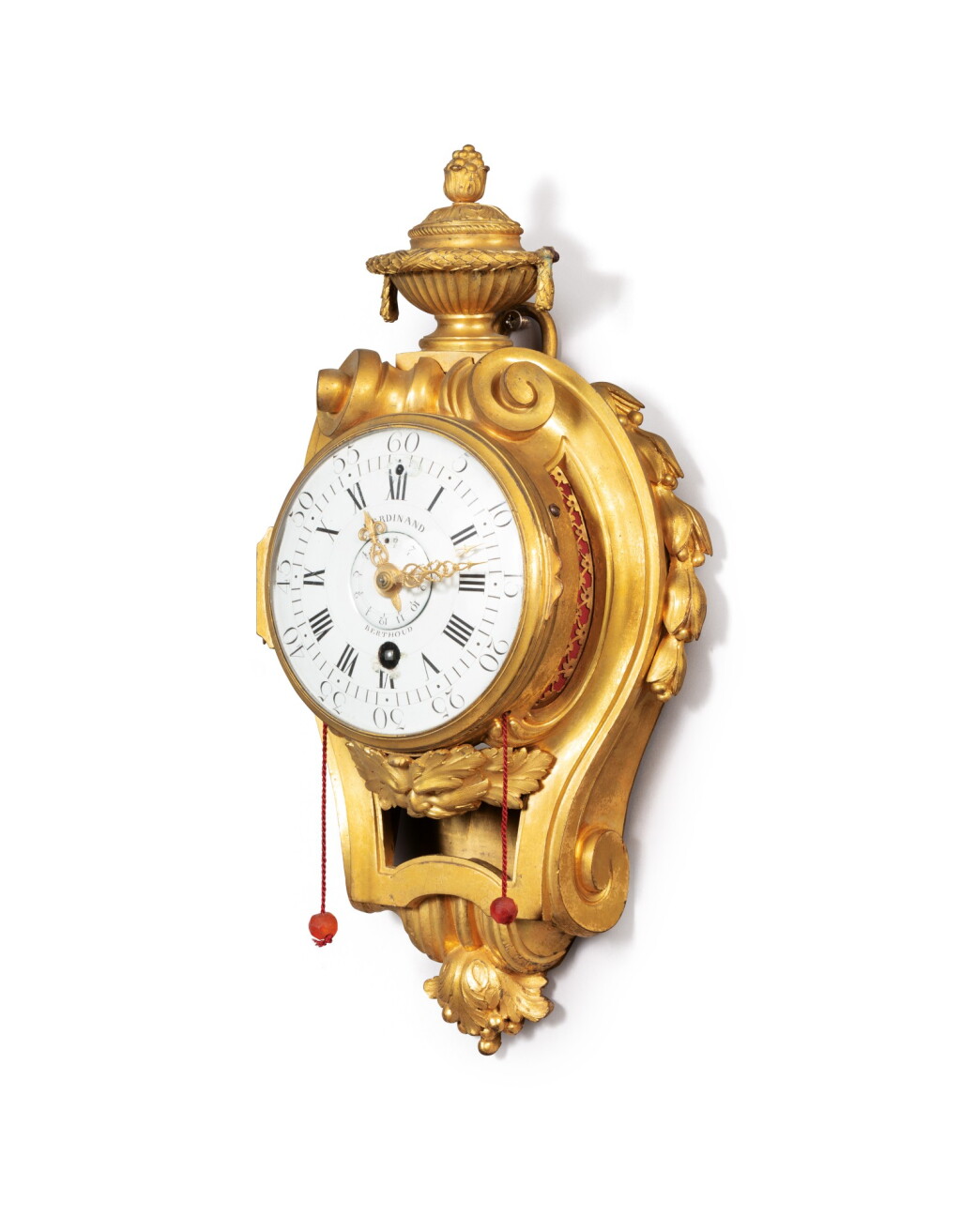 View full screen - View 1 of Lot 23. A Louis XVI gilt-bronze cartel clock, by Ferdinand Berthoud, Paris, circa 1780.