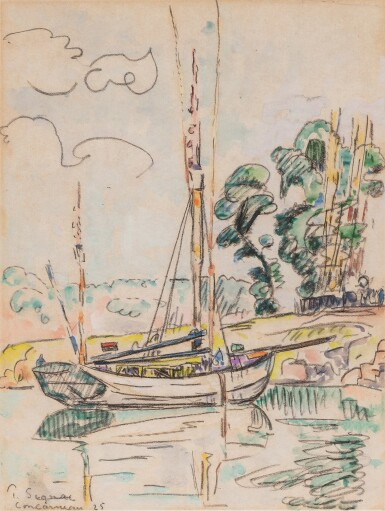 View full screen - View 1 of Lot 307. Concarneau, le thonier.