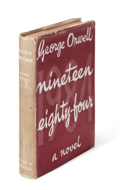 View full screen - View 1 of Lot 188. Orwell, Nineteen Eighty-Four, 1949.