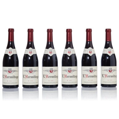 View full screen - View 1 of Lot 296. Hermitage Rouge 2016 Jean-Louis Chave (6 BT).