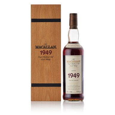 View full screen - View 1 of Lot 9104. The Macallan Fine & Rare 52 Year Old 41.1 abv 1949 (1 BT70).