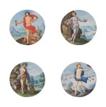 Personifications of the Four Elements: Water, Fire, Air and Earth, after Crispijn de Passe I