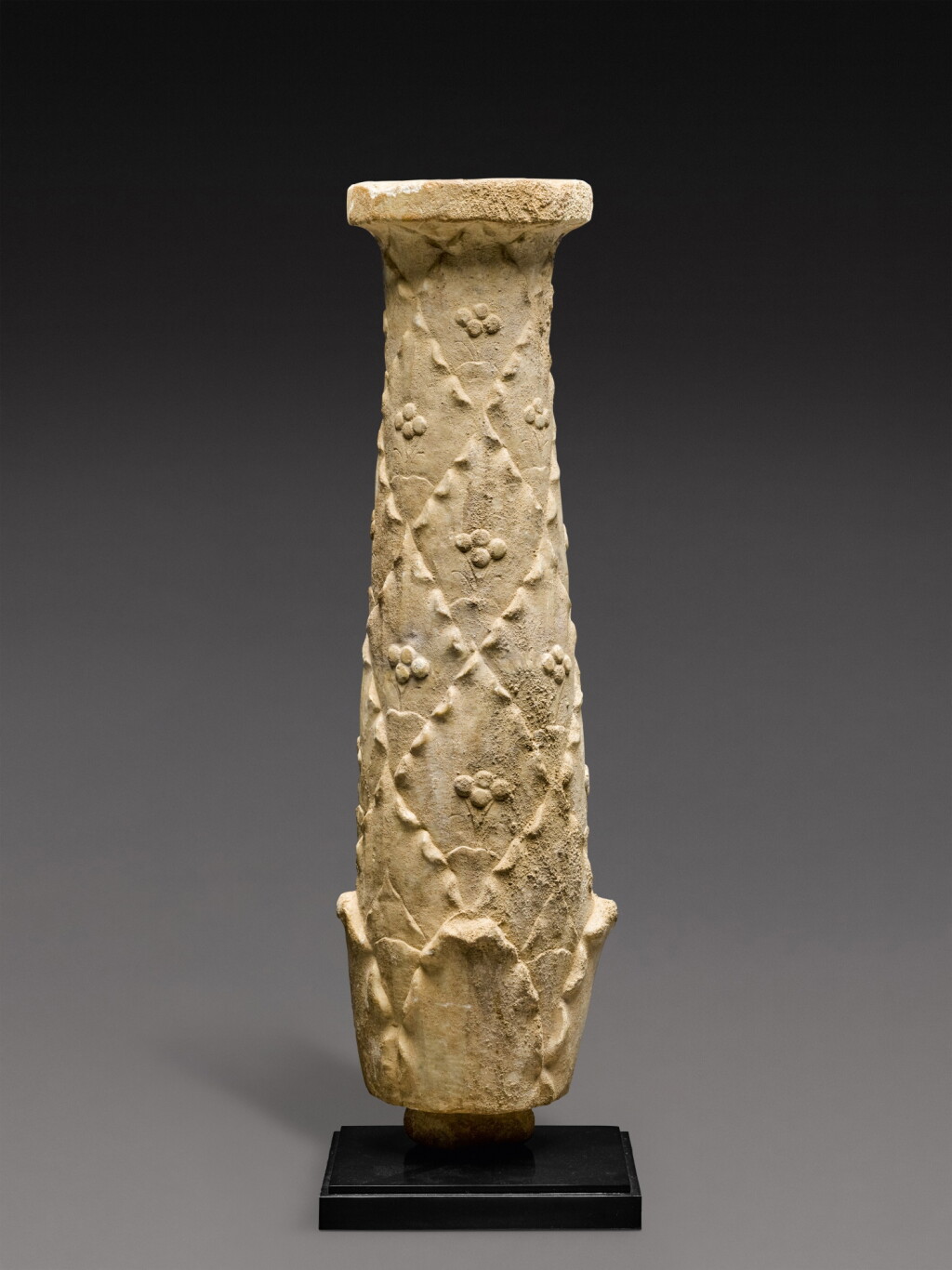 View full screen - View 1 of Lot 23. A Roman Marble Candelabrum Element, circa 1st Century A.D..