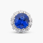 Sapphire and Diamond Ring