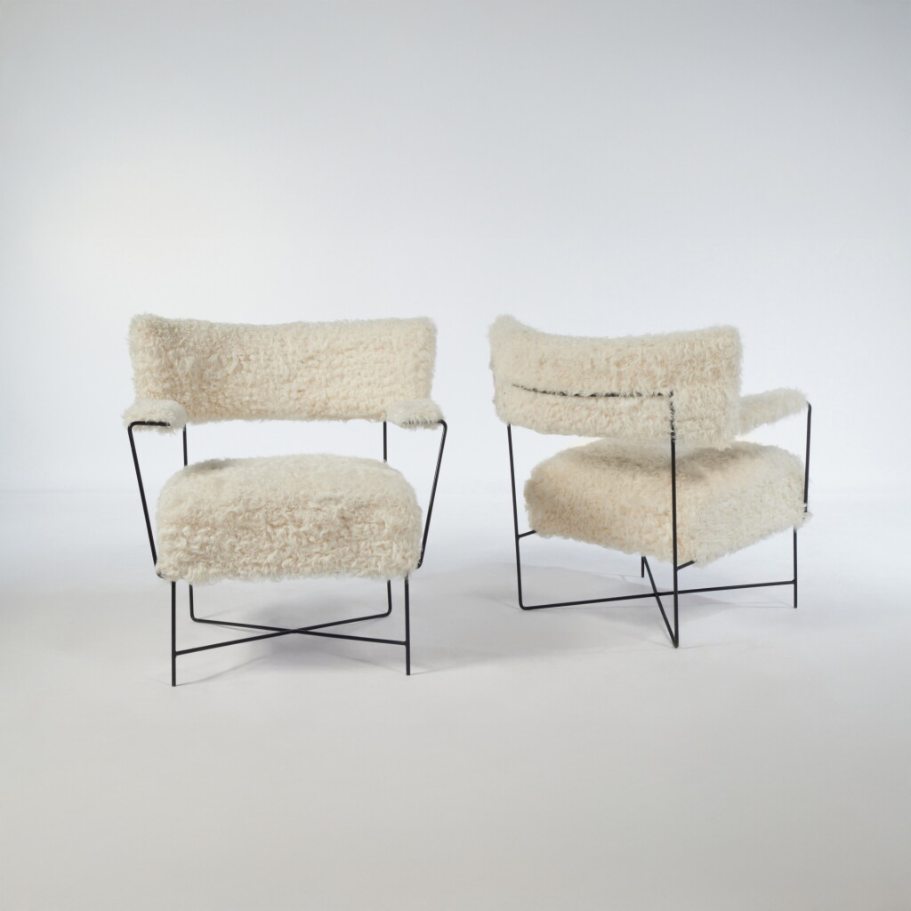 View full screen - View 1 of Lot 22. Pair of Armchairs.
