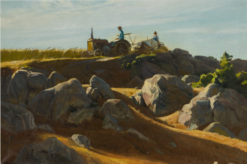 全萤幕检视 - 查看61OGDEN MINTON PLEISSNER | REAPING ALONG WIND RIVER, WYOMING的1