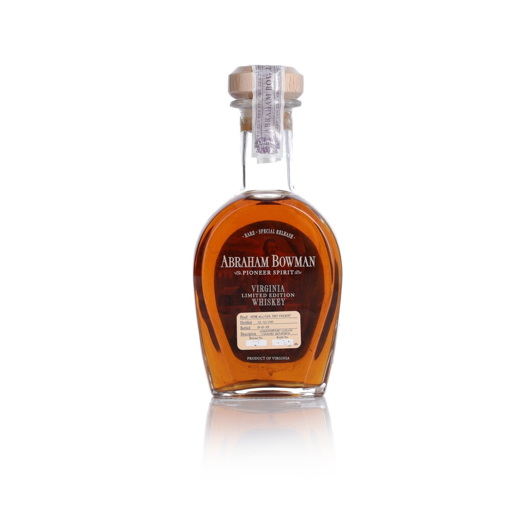 View full screen - View 1 of Lot 156. Abraham Bowman Gingerbread Cocoa Finished 90 Proof 2006 (1 BT 37.5 cl).