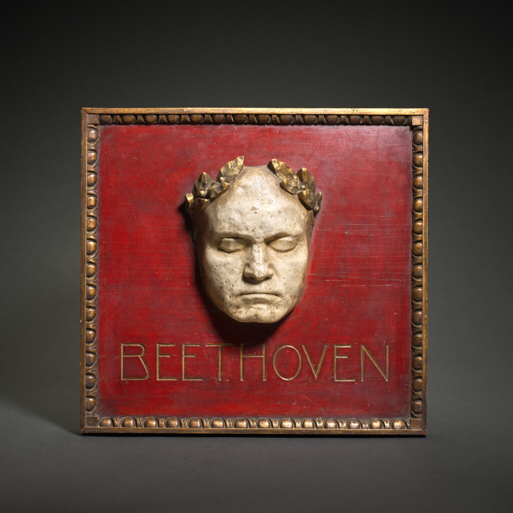 View full screen - View 1 of Lot 8. Mask of Ludwig van Beethoven.