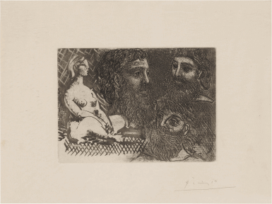 View full screen - View 1 of Lot 6. Marie-Thérèse en idole et trois Grecs Barbus (Bloch 216; Baer 416).